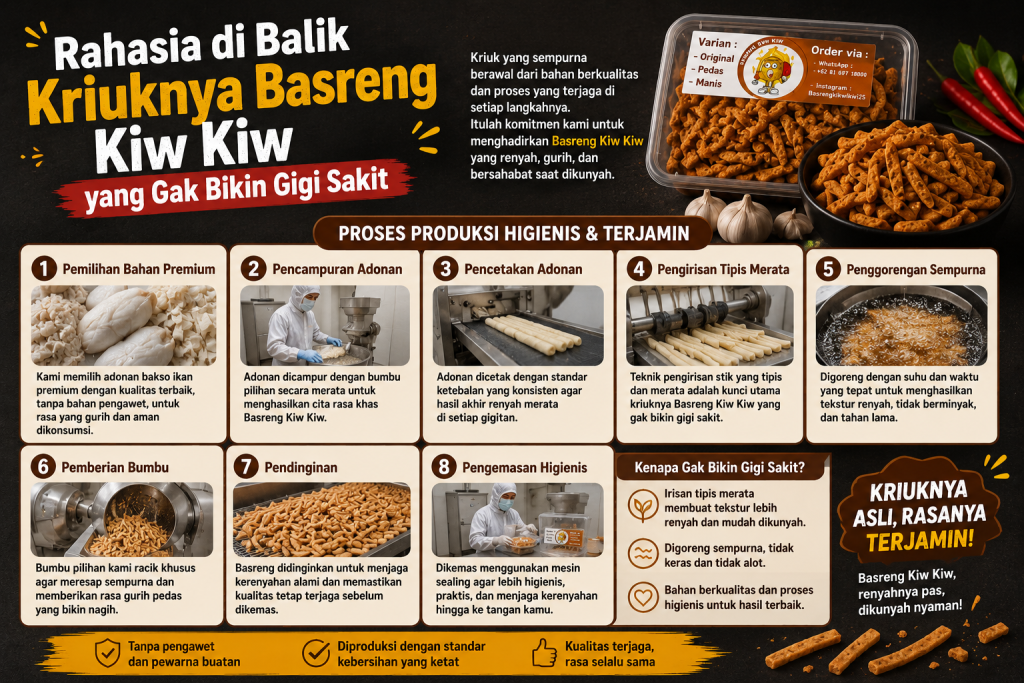 rahasia di balik kriuknya basreng kiw kiw yang gak bikin gigi sakit
